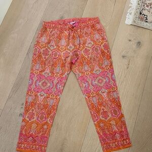 Calypso St. Barth Pink and Orange Paisley Pants